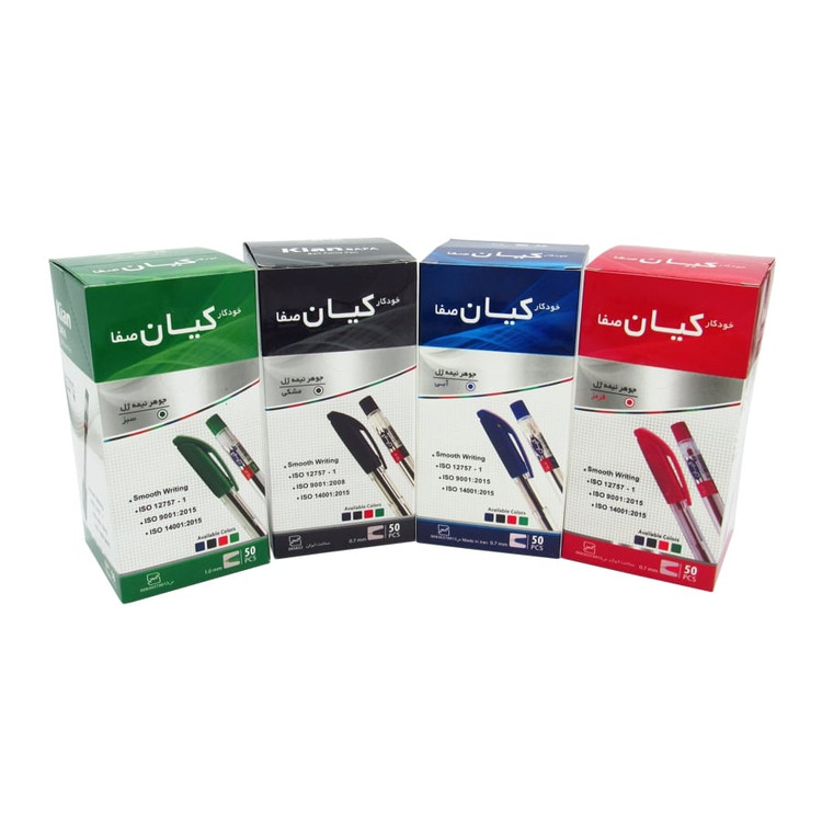 خودکار کیان نوک 0.7 میلی متری بسته 50 عددی