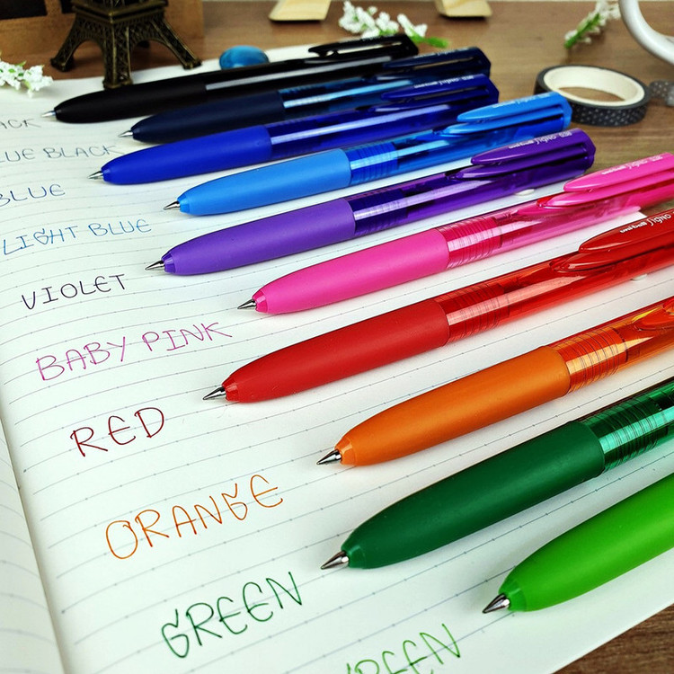 روان نویس یونی بال مدل my bujo Neon color بسته 12 عددی