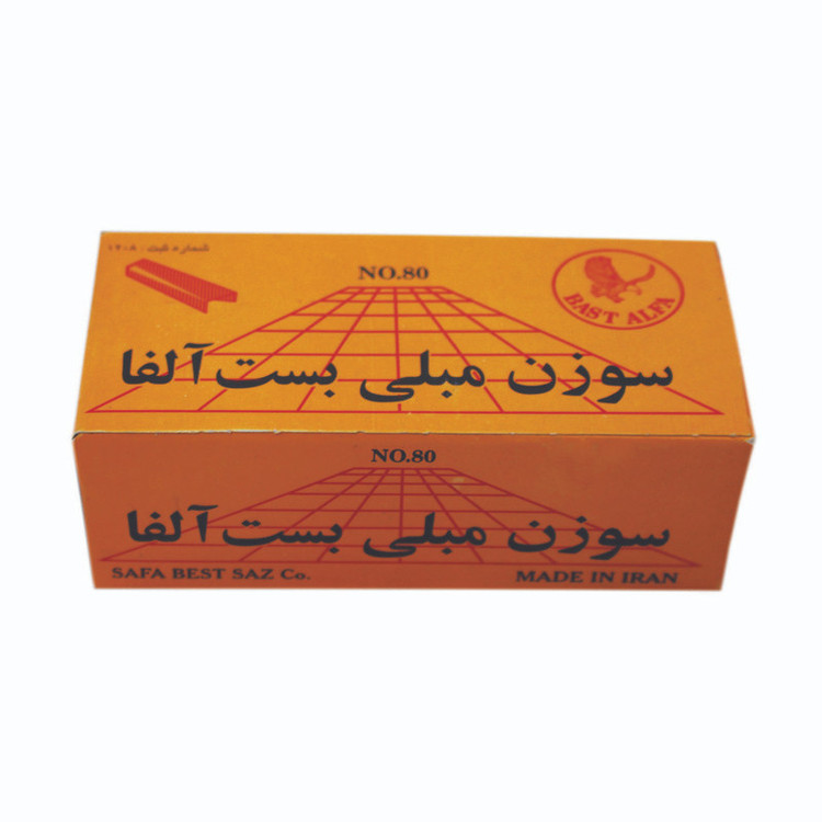 سوزن منگنه کارتن بست آلفا مدل 35/18 بسته2000 عددی