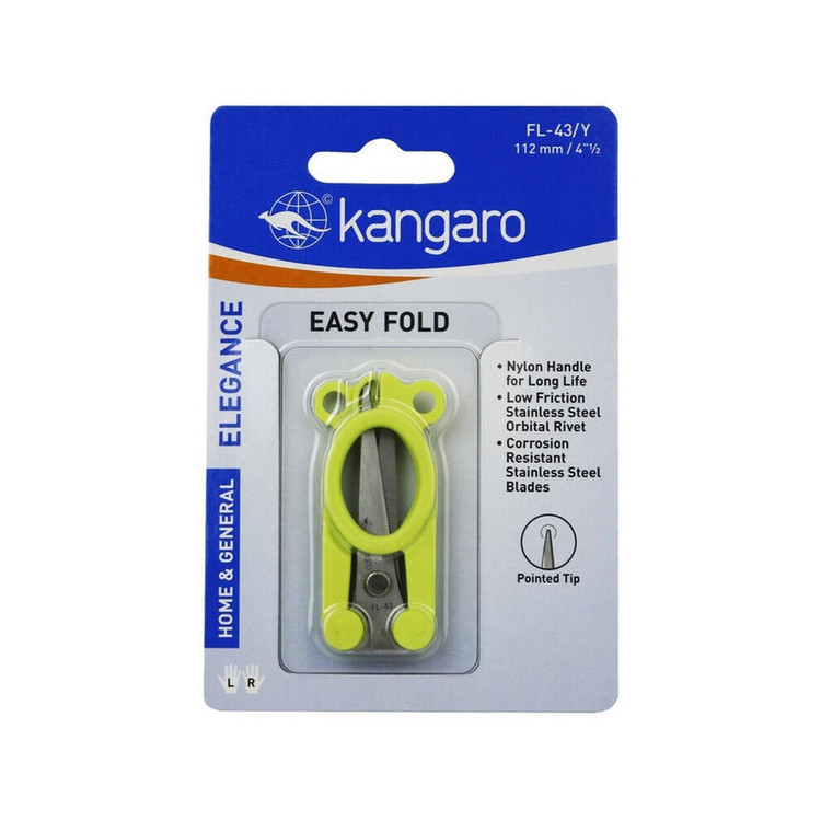 قیچی تاشو جیبی کانگرو مدل KANGARO FL-43/Y