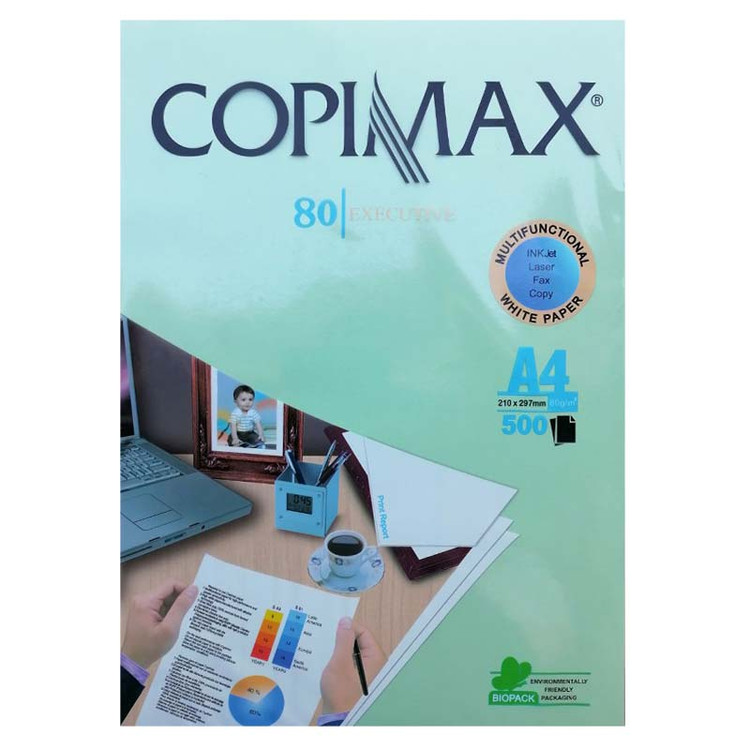 کاغذ A4 کپی مکس سبز 80 گرم بسته 500 عددی