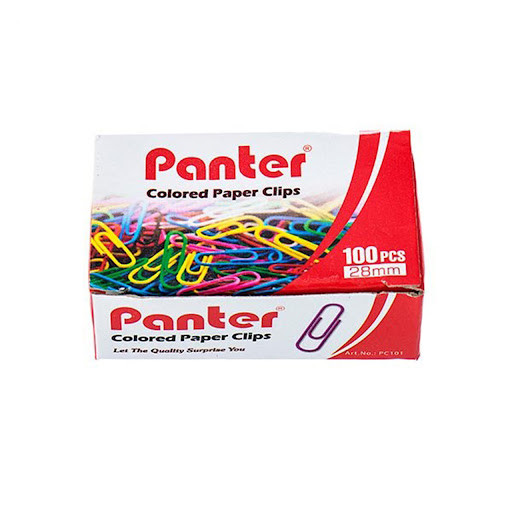 گیره کاغذ پنتر مدل پورپکانی سایز28mm