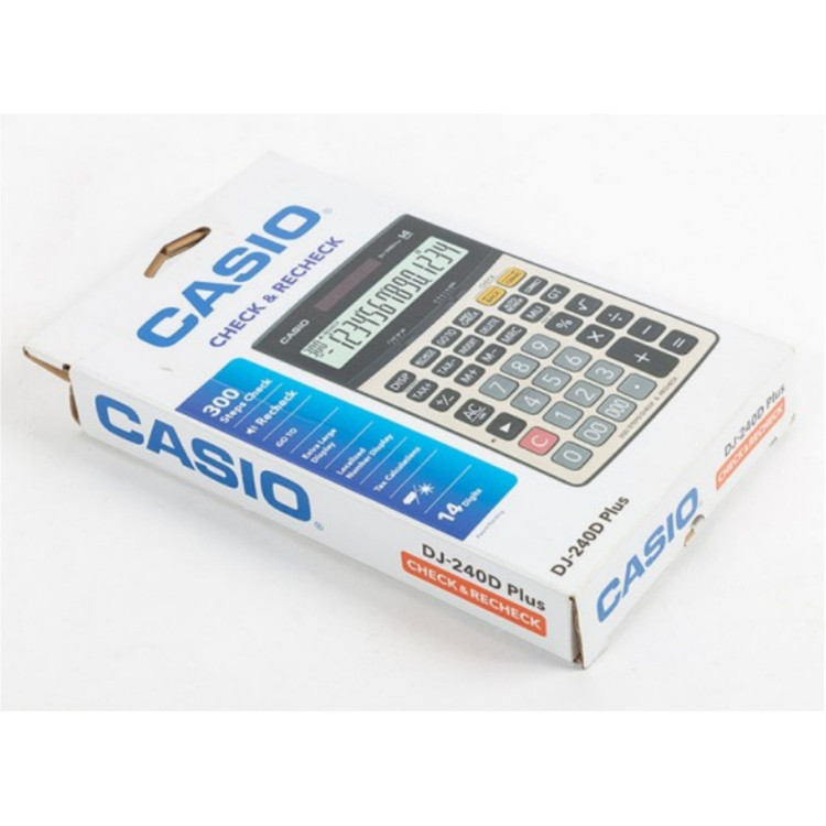 ماشین حساب کاسیو مدل DJ-240D Plus