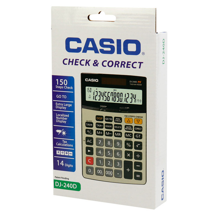 ماشین حساب کاسیو dj-240