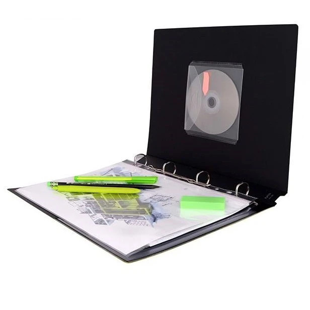کلاسور 4 حلقه پاپکو مدل متالیک کد 651-BC