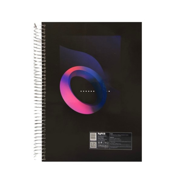 دفتر 160 برگ پاپکو مدل SPACE RINGS کد PN-6177