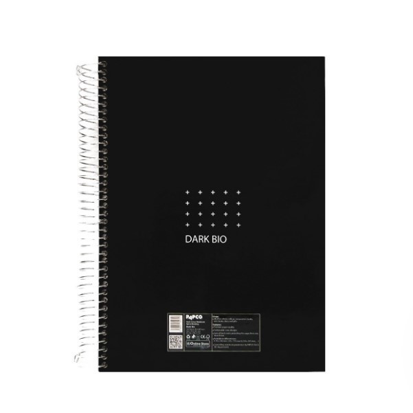 دفتر 160 برگ پاپکو مدل DARK BIO کد PN-6177