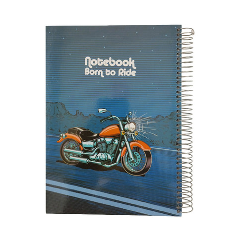 دفتر مشق پاپکو مدل Born To Ride