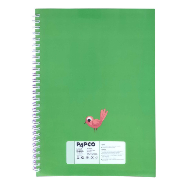 دفتر نقاشی 60 برگ پاپکو مدل دریاچه کد NB-634P01