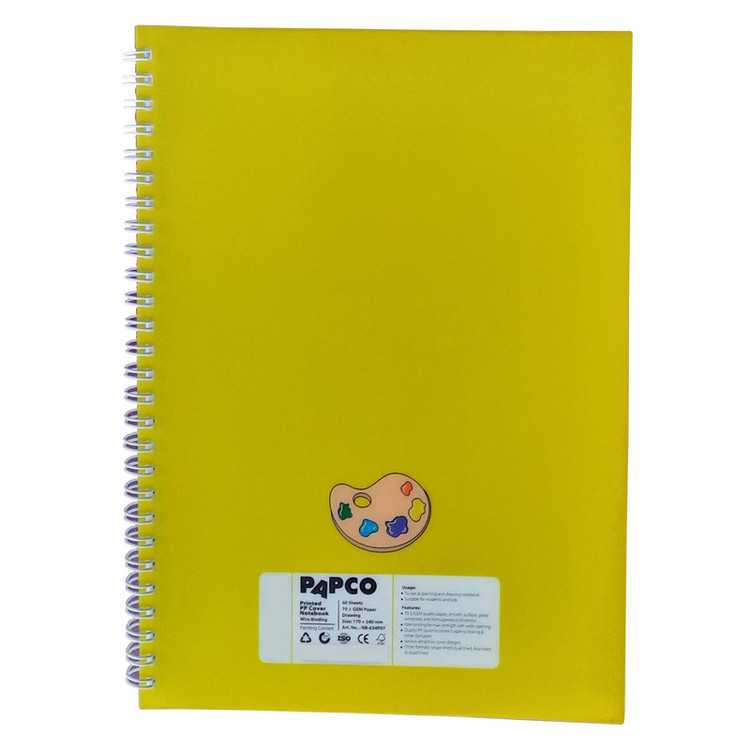 دفتر نقاشی 60 برگ پاپکو مدل زرافه کد NB-634P07
