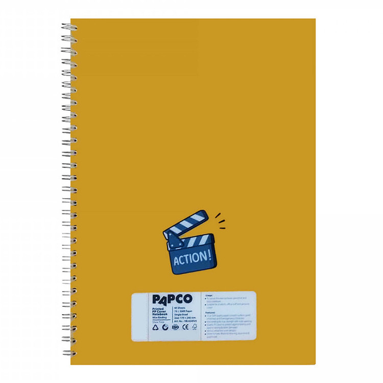 دفتر مشق 60 برگ پاپکو مدل مبارز کد NB-634F05