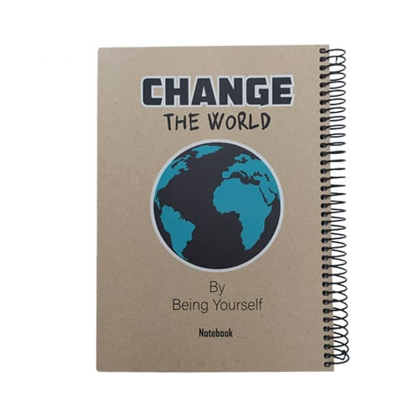 دفتر مشق پاپکو مدل Change The World