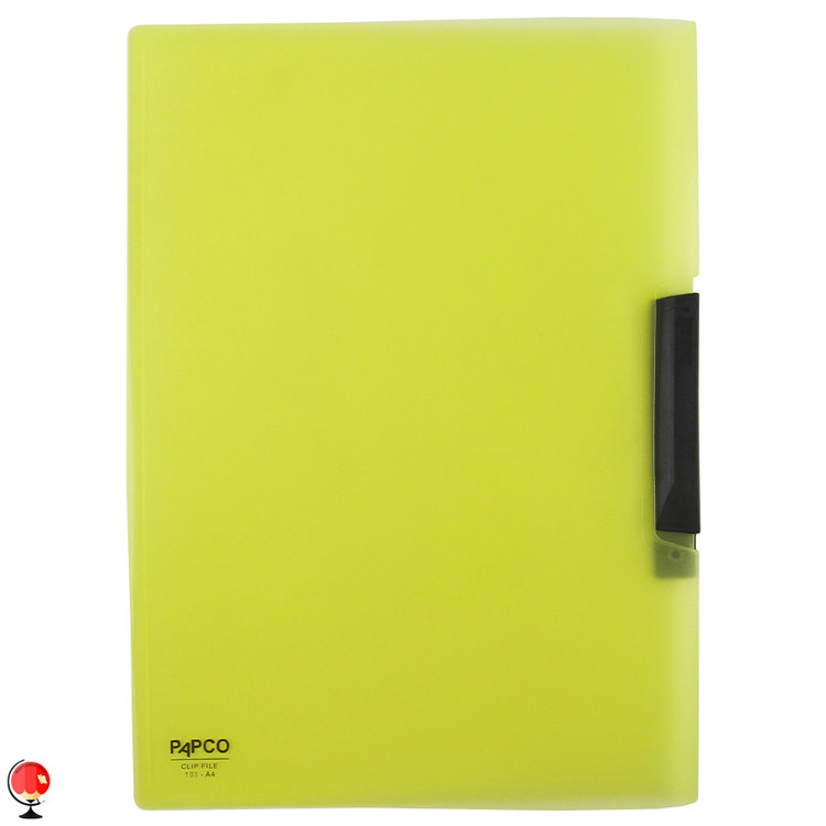 پوشه کلیپ فایل شفاف پاپکو کد 101T-A4