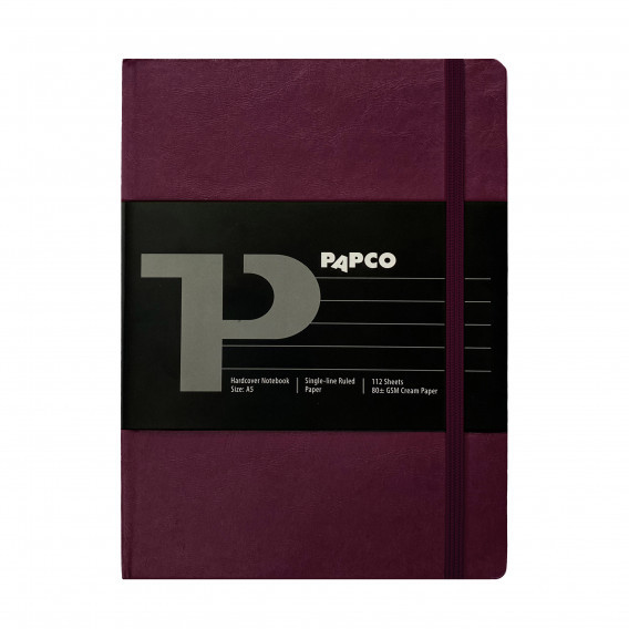 دفتر پرایم یک خط بدون شماره سایز A5 پاپکو PR-NH510