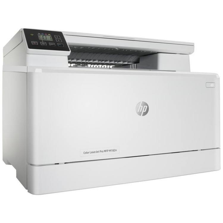 پرینتر لیزری چندکاره رنگی اچ پی مدل Color LaserJet Pro MFP M182n با اتصال باسیم و بیسیم، سایز چاپ A4