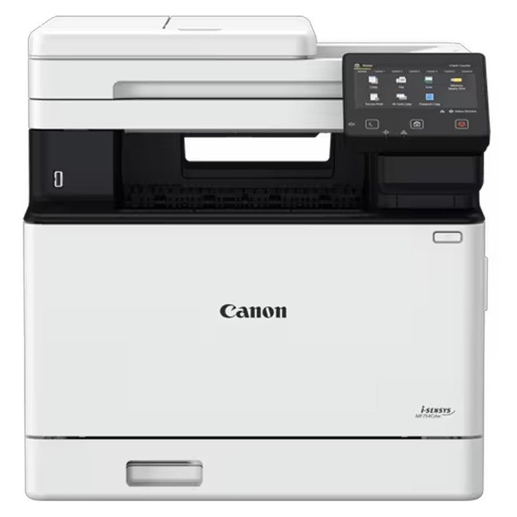 پرینتر لیزری چند کاره رنگی کانن مدل Canon i-SENSYS MF754Cdw با اتصال باسیم و بیسیم، سایز چاپ A4 با قابلیت چاپ دورو خودکار