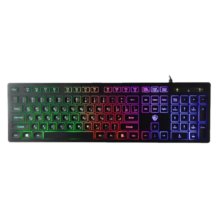 کیبورد گیمینگ بیاند مدل BGK-2010 سوئیچ ممبران، Full-Size، نورپردازی RGB