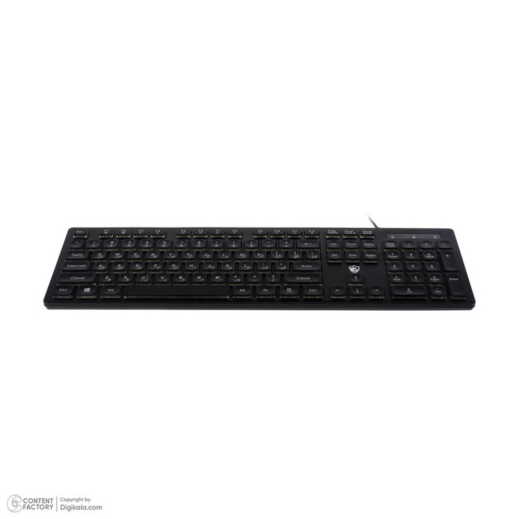 کیبورد گیمینگ بیاند مدل BGK-2010 سوئیچ ممبران، Full-Size، نورپردازی RGB