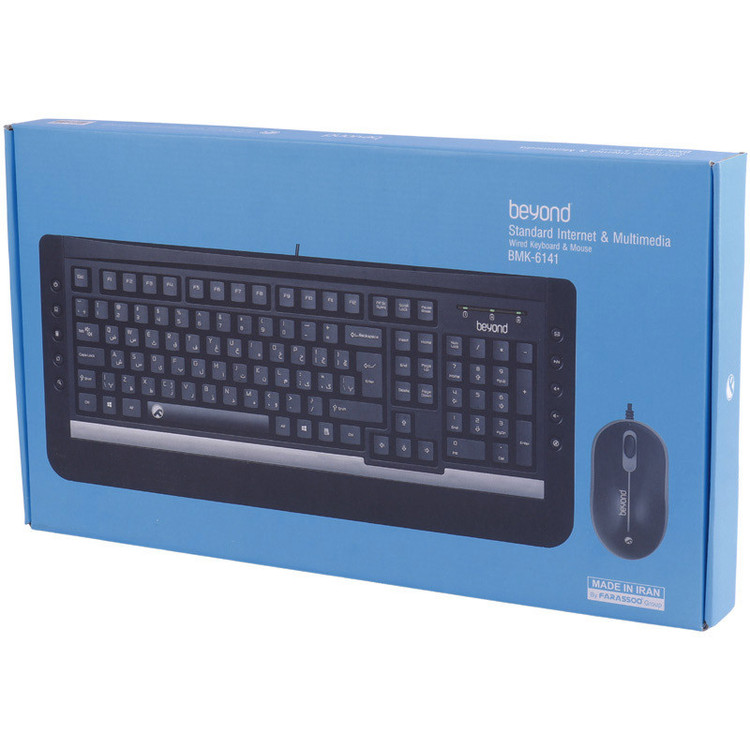 کیبورد و ماوس بیاند مدل BMK-6141، سوییچ ممبران، Full-Size