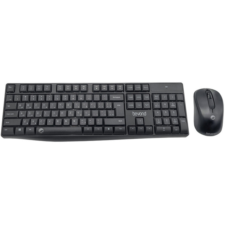 کیبورد و ماوس بی سیم بیاند مدل BMK-5110RF، سوییچ ممبران، Full-Size