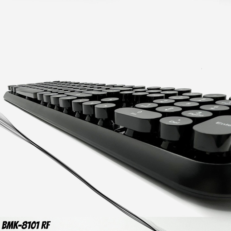 کیبورد و ماوس بی سیم بیاند مدل BMK-8101RF، سوییچ ممبران، Full-Size
